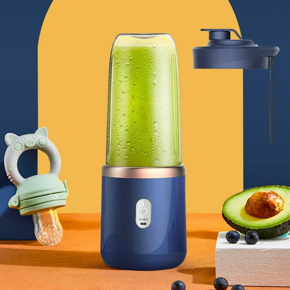 Oefntac Juicer Juicer Machines Portable Blender Bullet Blender Blenders Personal Blender Shakes Smoothies Leakproof-Lid Sip Spout Kitchen USB Rechargeable Wal-mart