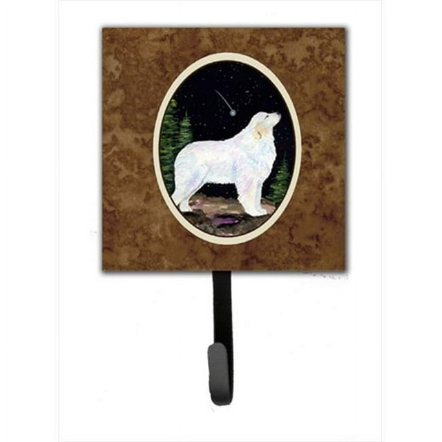Carolines Treasures SS8471SH4 Starry Night Great Pyrenees Leash Holder Or Key Hook