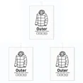 thumbnail image 1 of Hanging Vacuum Bags Space Saving Clothes Compression Storage Bag Reusable Empty Pump Bags Clothes Wardrobe Quilt Vacuum Pack, 1 of 5