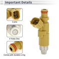thumbnail image 3 of Unique Bargains Fuel Injector for Toyota Corolla 1.6L 1995-2004 Flow Match Fuel Nozzle 23209-11130 1 Pcs Engine, 3 of 7