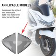 thumbnail image 3 of Parabrisas Protector De Pierna Lateral De Motocicleta, Izquierda Derecha, Bloqueo De Desechos A Prueba De Viento, Deflectores De Protección De Pierna Lateral Delantera De, 3 of 7