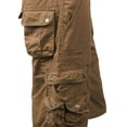 thumbnail image 5 of Ma Croix Mens Premium Utility Loose Fit Twill Cotton Multi Pocket Cargo Shorts Outdoor Wear, 5 of 6