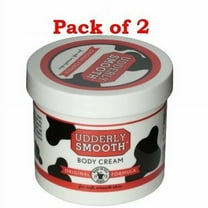 Udderly Smooth Body Cream Skin Moisturizer Original Formula for Rough Dry Skin, 10 Ounce - 2 Pack