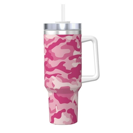 

40oz Large Capacity Car Cup Thermal Insulation Cold Kettle Stainless Steel Rust-Proof Odor Free For Indoor And Outdoor Activities And Other Scenarios Camouflage1