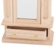 thumbnail image 3 of Armario de madera para casa de muñecas 1:12, muebles para casa de muñecas con espejo, decoración para dormitorio y casa de muñecas, 3 of 8
