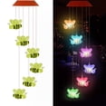 thumbnail image 4 of 1PCS Solar Bee Wind Chime-Red Shell 6 Lamp Head Little Bee MFZFUKR CPB-US-DYP154-2, 4 of 4