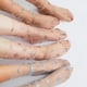 thumbnail image 4 of Calcetines tobilleros transparentes elásticos transparentes con estrella brillante y malla suave para mujer (gris), 4 of 5