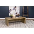 thumbnail image 3 of Pemberly Row Farmhouse Engineered Wood Rectangular Coffee Table in Brown, 3 of 7