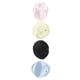 thumbnail image 3 of Juego de 4 fundas para bebidas de alta elasticidad con orificio para pajita, para proteger del alcohol, color negro, rosa, azul y amarillo., 3 of 14
