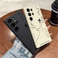 thumbnail image 3 of Funda de teléfono Desian de ruta de avión para Samsung Galaxy S25 S24 S23 S22 S21 S20 S10 Note 20 10 Lite Ultra Plus FE 4G 5G, 3 of 5