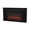 Black, variant on Real Flame Torrey 60" Landscape Electric Fireplace TV Stand in Dark Walnut