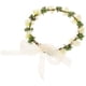 thumbnail image 3 of Tocado floral para boda, diadema, corona para la cabeza, diadema de flores para mujer, accesorios para el cabello para dama de honor, flores de novia para niñas (blanco), 3 of 8