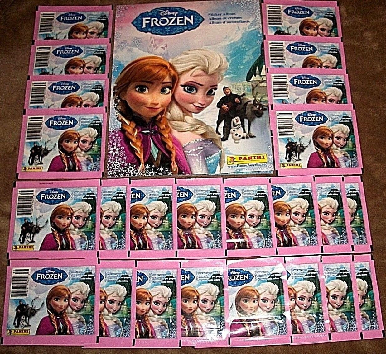 Panini Disney Frozen Sticker Floor Display Case 