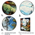 thumbnail image 3 of Designart "Tree Redwood Shimmering Heights I" Landscape & Nature Floater Framed Canvas Wall Art, 3 of 7