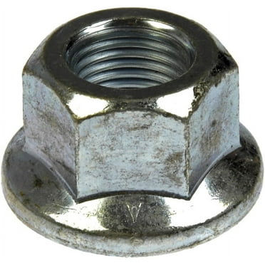 Tuerca de rueda 9/16-18, lado plano embridado, hex. de 7/8 in; 5/8 in de long.