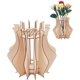 thumbnail image 1 of 2 juegos de jarrones de madera para flores. Jarrón de madera para flores. Juego de construcción de jarrones para flores. Soporte de exhibición., 1 of 6
