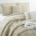 thumbnail image 3 of Nanshing 6 Piece Comforter Set, Queen, Beige, 3 of 4