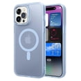 thumbnail image 1 of Funda TEKKU Matte para iPhone 15 PRO Trans Azul compatible con MagSafe, 1 of 4