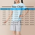 thumbnail image 3 of YABCSAZ Girl's Sets Summer Casual Loose Sets Short Sleeve Tops and Bermuda Shorts 2 Piece Sets Kids Tracksuit Breathable Kids Basketball Sport Sets Playwear SetSize 14 Years, 3 of 3