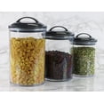 thumbnail image 3 of Reston Lloyd 6pc Acrylic Canister Set  Charcoal, 3 of 3