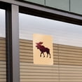 thumbnail image 3 of Moose Red Forest Home Business Office Sign, 3 of 3