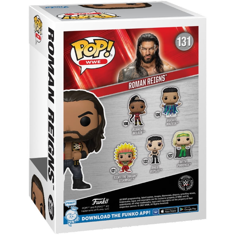Funko WWE Roman Reigns Pop! Vinyl Figure #131, Not Mint, with