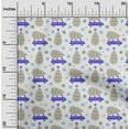 thumbnail image 2 of oneOone Viscose Chiffon Dusty Gray Fabric Tree Craft Projects Decor Fabric Printed By The Yard 42 Inch Wide, 2 of 6