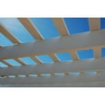 thumbnail image 2 of DuraTrel Princeworth 106" W x 106"D x 96"H White Vinyl Pergola, 2 of 2