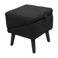 thumbnail image 1 of Clearance! The Ultimate Pet Friendly Multi Functional Ottoman Ramp with Frame and Ergonomic Design Cushion,Black, 1 of 7