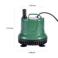 thumbnail image 1 of 45W 2000L/H Submersible Water Pump Mini Fountain Pump with Power Cord Ultra Quiet Waterproof Water, 1 of 8