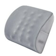 thumbnail image 3 of Dualoai Car Seats Cushion Lumbar Support Pillows Gifts Ergonomic Back Pad for Plane Home Gray, 3 of 9