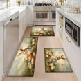 thumbnail image 4 of YIMEIS Easter Eggs Garden 2Pcs Home Flannel Mat & Kitchen Rugs,Soft Non-slip for Bathroom Entryway, 4 of 10