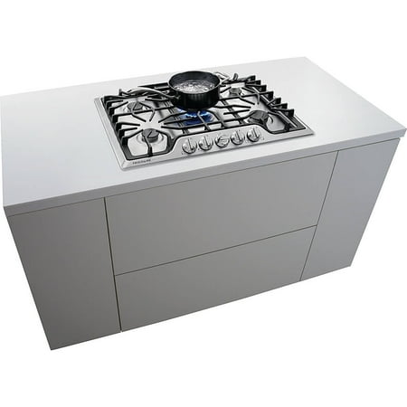 Frigidaire - Gallery 30" Built-In Gas Cooktop - Stainless Steel/Matte Black