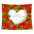 thumbnail image 3 of Manta Súper Difusa De San Valentín Manta De Tiro De Sofá Floral Cálido Para Campamento Rosa y corazón BLESIY Manta de vellón de San Valentín, 3 of 8