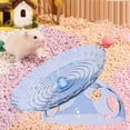 thumbnail image 3 of Hamster Exercise Wheel, Silent Running Wheel for Small Pet, hamster wheel with Stable Base, Cage Accessory for Dwarf Hamsters Gerbils Mice, Pet Supplies Clear, 1Pcs, 3 of 7