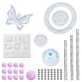 thumbnail image 1 of Windchime Resina Molde Silicona Epoxi Herramientas Decoración Casting Kit de molde reutilizable para principiantes Craft Ventana de vacaciones DIY tipo 2 seitruly HA010212-02, 1 of 6