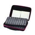 thumbnail image 1 of Yeacher EVA Diamond Storage Box with 120 Plastic Clear Bottles for Painting Accessory Tool Nail Art Rhinestones Storage Large Capacity Hand Bag with Zipper, 1 of 7