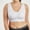 White, variant on Daqian Sports Bras for Women Plus Size Women Pure Color Plus Size Ultra-thin Large Bra Sports Bra Full Bra Cup Tops Womens Sports Bras White 8(XL)