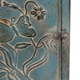 thumbnail image 4 of Creative Co-Op Distressed Blue Embossed Tin Mail Box, 4 of 6