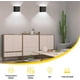 thumbnail image 2 of Aplique de pared LED para interiores, 6 W, arriba y abajo, aplique de pared para interiores, aplique de pared de aluminio moderno para sala de estar, dormitorio, baño, cocina, comedor, blanco frío y, 2 of 5