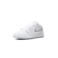 thumbnail image 4 of JORDAN GRADE SCHOOL Air Jordan 1 Low GS "Glitter Swoosh" FQ9112 100 from Stadium Goods, 4 of 8