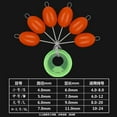 thumbnail image 3 of Fishing Rubber Space Beans Fly Fishing Bait Tool Luminous Space Beans Big Line Stop Space Beans Big Space Beans Rubber Stopper, 3 of 3