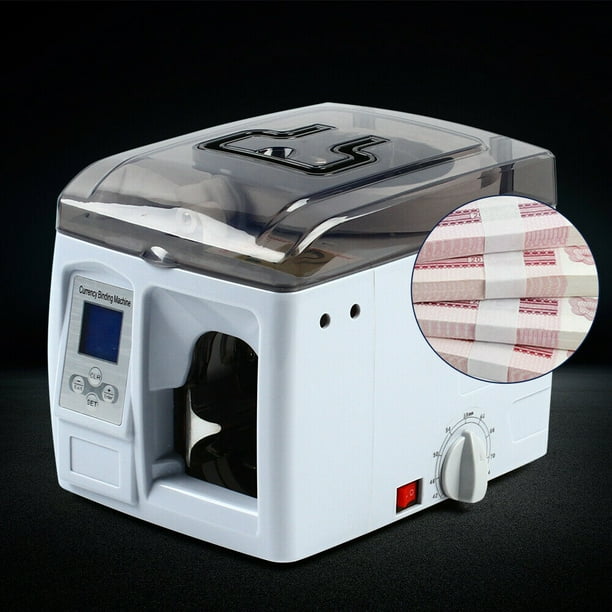 CNCEST Portable Currency Cash Banding Machine Automatic Money Bundle