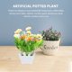thumbnail image 4 of 2 juegos de plantas en maceta falsas, bonsái, decoración de plantas artificiales, plantas artificiales en maceta, plantas de imitación, 4 of 5