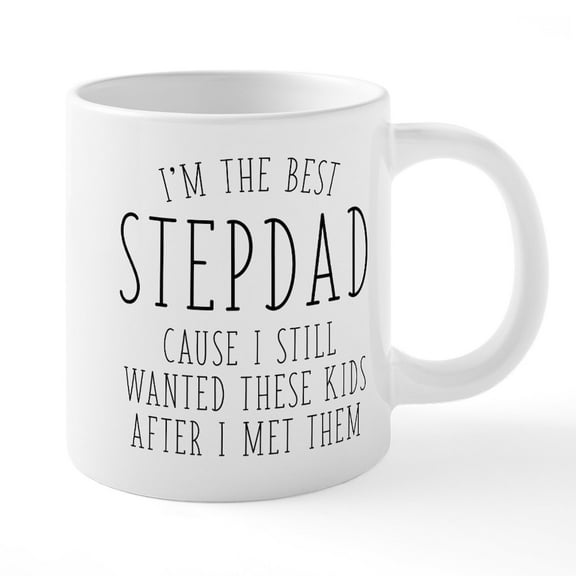 CafePress - I'm The Best Stepdad - 20 Oz White Ceramic Mega Mug