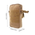 thumbnail image 2 of SHOWERORO Bolsa Deportiva De Ajustable En Color Marrón Para Ciclismo Running Y Ejercicio, 2 of 6