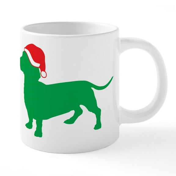 CafePress - Dachshund Christmas - 20 Oz White Ceramic Mega Mug