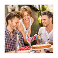 thumbnail image 5 of 4 Pieces Clear Cracker Tray for Serving Rectangular Cracker Holder Acrylic Serving Tray Food Display Stands for, 5 of 5