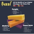 thumbnail image 2 of Fuzzl Yak Cheese Chews Blueberry, Peanut Butter, Pumpkin Medium Pack 3 - Himalayan Yak Chews for Dogs - Natural Dog Chew, 2 of 7