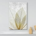 thumbnail image 2 of wall26 Canvas Print Wall Art Gold Transparent Detail Forest Leaf Collage Nature Wilderness Illustrations Modern Art Bohemian Scenic Relax/Calm Multicolor for Living Room, Bedroom, Office - 16"x2, 2 of 7